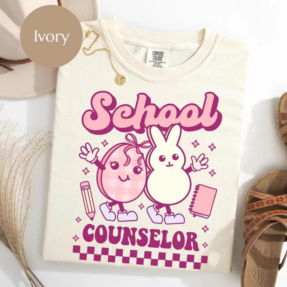 School Counselor Easter Egg Shirt